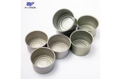 China Food Safe Beef Can 80ml Tomato Small Round Tin Containers Tinplate supplier