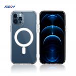 Anti-Yellowing Compatible Magsafe Phone Case Transparent Shockproof For iPhone 16 for sale