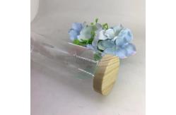 China Environmental Clear Plastic Cylinder With Screw Lid /  Pet Cashew Nuts Can supplier