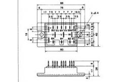 China IGBT Power Module 2DI150D-050C POWER TRANSISTOR MODULE  FUJITSU IGBT Power Module supplier