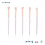 Plastic Handle 5pcs BSCI Nylon Hair Makeup Brushes for sale