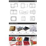 Magnetic Closure Folding Paper Gift Box For Garments Rectangular Clothing Packaging