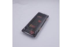 China Printed PS Plastic Sushi Tray Recyclable Dustproof supplier