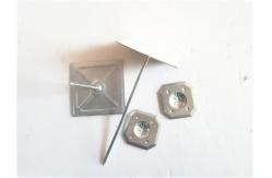 China 2.7mmx160mm Custom Self Adhesive Insulation Pins With Metal Self Locking Washer supplier