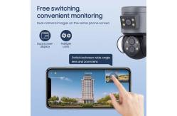 China 4Mp 10X Optical Zoom PTZ Floodlight Camera Weatherproof  IP65 Waterproof supplier