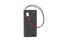 China XH2.54 Connector Two 18650 Battery Holder Box With Cover supplier
