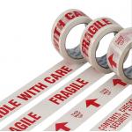 Hot Sales Custom Logo Printed Bopp Packing Tape Custom Logo Printed Bopp Packing Tap Warning Tape FRAGILE for sale