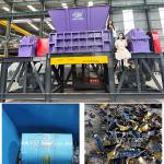 Car Bumpers Body Metal Shredder Copper Alloy Industrial Waste Shredder for sale