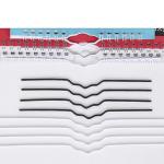 Nylon Coated 23 Inch 603mm Metal Calendar Hanger for sale