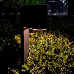 Curving Decorative Solar Pathway Bollard Light 5V 1.5W IP65 Waterproof for sale