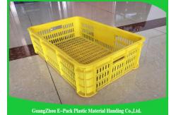 China Standard Sizestackable Plastic Storage Bins , Mini Load Plastic Shipping Crates supplier