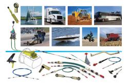 China Mechanical Control Cable , Push Pull Control Cable For Construction Machinery supplier