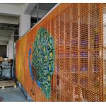 Multifunctional Mesh Walls Aluminum Chain Link Curtain For Shopping Mall