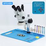 OPTO-EDU 7x-45x Electron Stereo Optical Microscope for sale
