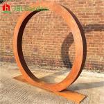 Outdoor Weathering Metal Art Garden Corten Steel Sculpture For Landscaping Project for sale