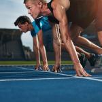Anti - Slip Synthetic Sports Flooring Athletic Running Track Surface Powder Glue Material for sale