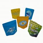 Childproof 100 Mircons Resealable Stand Up Pouches For Food Packaging for sale