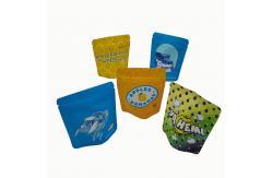 China Childproof 100 Mircons Resealable Stand Up Pouches For Food Packaging supplier
