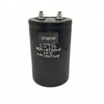 High quality CD135 Screw Terminal Aluminium Electrolytic Capacitor 400V 4700UF for sale