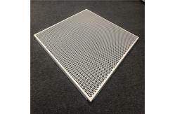 China PVDF Galvanized Steel Ceiling Panels Concealed Square Edge Perforated Pattern supplier