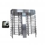 304SS Full Height Turnstile Gate Automatic Turnstile Gates With Pedestrian Control System for sale