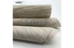 China Polyester Uniform Interlining Fabric Lining Stiff And Smooth supplier