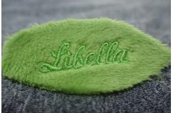 China Green Velvet Fabric OEM Iron On Embroidered Patches supplier