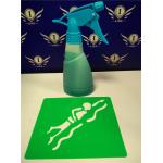 Eco Friendly DIY Washable Chalk Spray Paint Multi Colors For Temporary Marking for sale