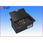 Manual Flip Up Conference Room Table Power Outlets With Aluminum Alloy Cover