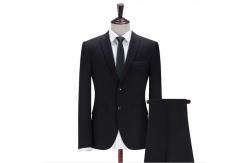 China 80% Cellulose Acetate Fibre Custom Men Business Suit 2 Piece Breathable supplier