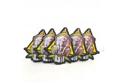China Plastic Die Cut Custom Shaped Mylar Bags 3.5g Pack Irregular Smell Proof supplier