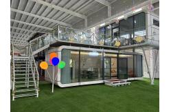 China 6m Apple Capsule House Cabin Container Galvanized Steel Structure supplier