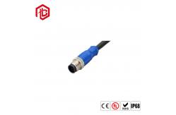 China M12 IP65 IP67 IP68 waterproof power connector cable m12 connector supplier