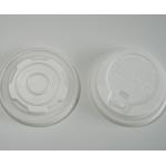 Biodegradable Coffee Cup CPLA Lids 90mm Cold Drink Shop for sale