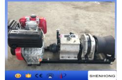 China 50KN Fast Speed Cable Pulling Winch Air Cooled Diesel Enginen By Shaft supplier