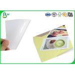 Waterproof High Glossy Photo Cardboard Paper Roll , Photographic Background Paper for sale