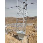 42m Steel Tubular Communication Guyed Wire Tower for sale