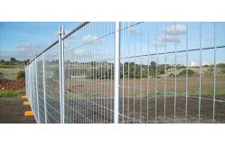 China Wire Mesh Infilled Construction Site Temporary Steel Fence Hot Dip Galvanized supplier