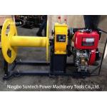 5 Ton Belt Drive Winch Diesel Engine Honda Gasoline Cable Pulling Winch for sale