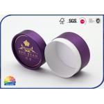 Essential Oil Violet Reusable Eco Friendly Paper Tube Packaging for sale