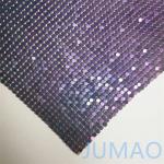 Colorful Shiny Metal Sequin Curtains Mesh Drapery For Backdrop Wall for sale