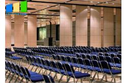 China Movable Dividing Folding Door Sliding Dividers Melamine Wooden Partition supplier