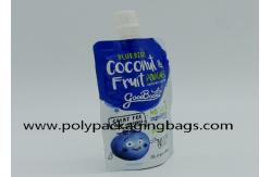 China Gravure Printing Self Contained Aluminum Foil Suction Nozzle Bag With Spout supplier