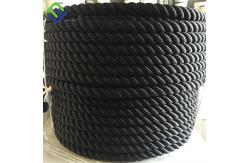 China Three Strand Twisted Nylon Anchor Line 4mm - 50mm Non Floating With Thimble supplier
