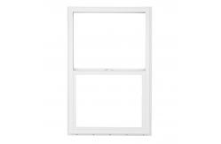 China Laminated Glass 3mm Thickness UPVC Single Hung Window Windproof Easy To Clean supplier