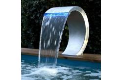 China Artificial Stainless Steel Swim SPA Pool Equipment Cascade Waterfall supplier
