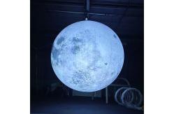China Customized Giant Inflatable Moon Planet Ball Advertising Helium Inflatable Moon Balloon with LED supplier