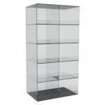 Clear Acrylic Countertop Display Racks Case Free Standing for sale