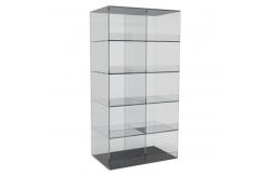 China Clear Acrylic Countertop Display Racks Case Free Standing supplier