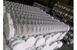 China Basketball Soccer Field Fence Diamond Mesh 8FT 10FT 6 Ft Cyclone Fence Galvanized supplier